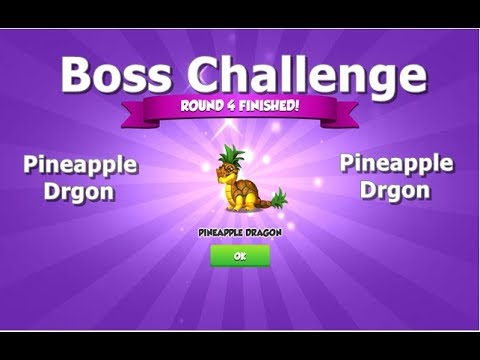 Boss Challenge-Dragon Mania Legends | Lap 4 Complete | Pineapple Dragon | DML | HD