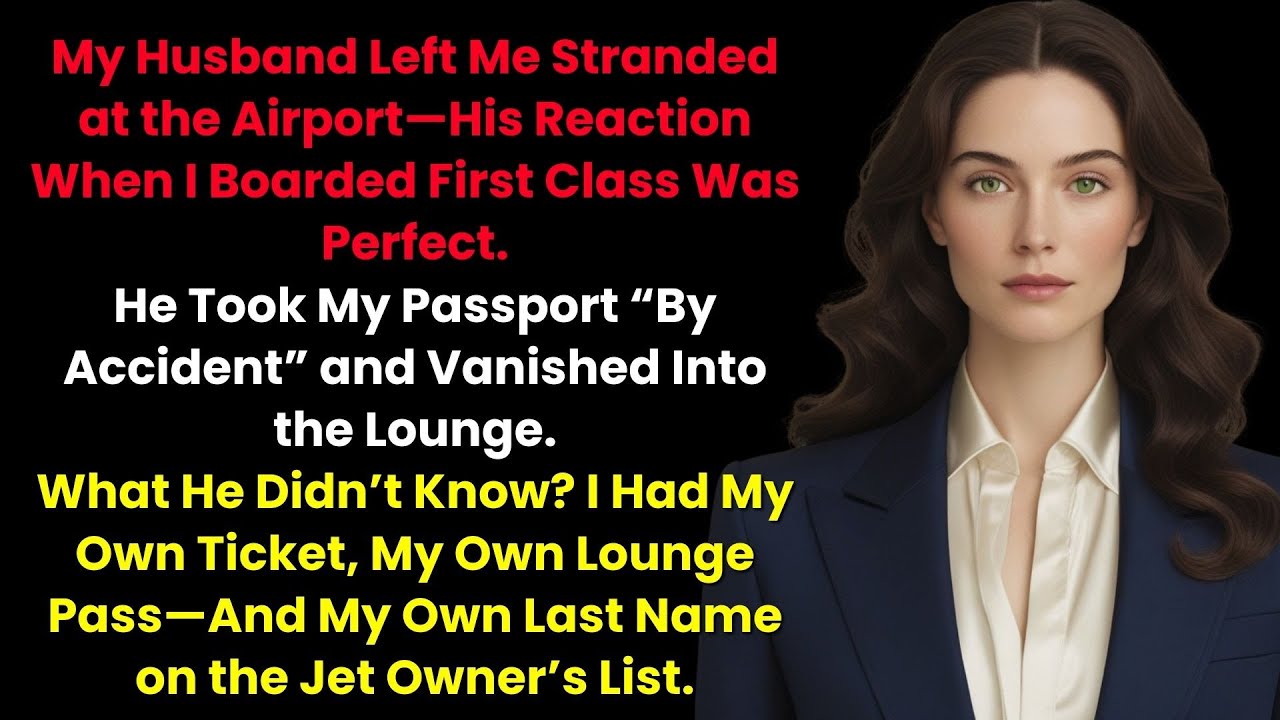 My Husband Left Me Stranded at the Airport—His Reaction When I Boarded First Class Was Perfect"