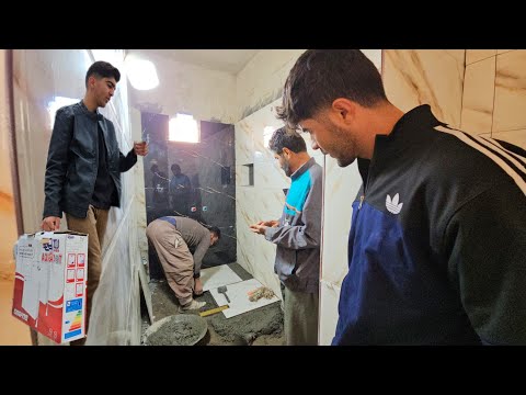 🏩"Leveling Up: Amir's Family Brings in Dirt to Smooth Their Rooms and Continue Tiling"