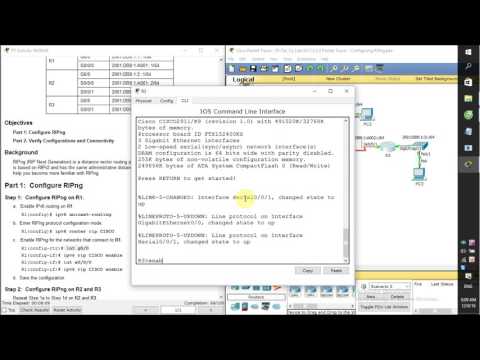 [CCNA S2] 7.3.2.3 Packet Tracer - Configuring RIPng
