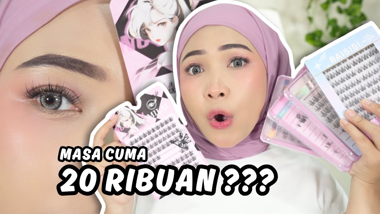 TERMURAH !! 100% PERSIS EYELASH EXTENSION ! INDIVIDUAL LASHES MILAI !! Racun Shopee