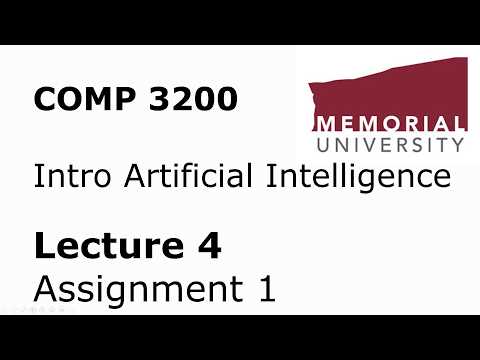 COMP 3200 - Intro to Artificial Intelligence - Lecture 04 - Assignment 1