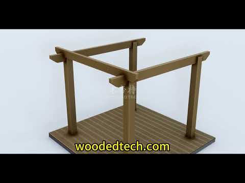 Woodedtech wpc pergola installation guide