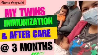Second routine immunization ng kambal | CARE and SIDE EFECTS