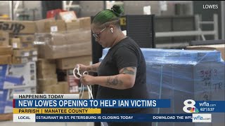 New Lowe's opens in Manatee County to help residents after Hurricane Ian