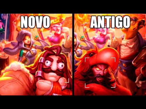 UDYR SPLASH ARTS NOVAS VS ANTIGAS -  UDYR REWORK  (LOL)