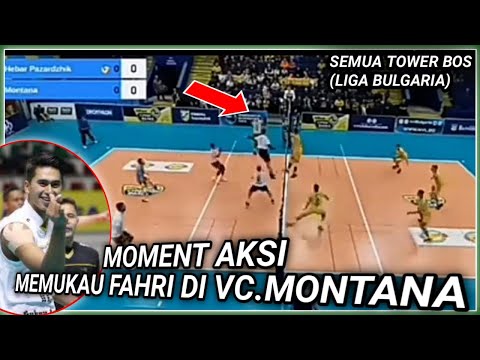 FAHRI SEPTIAN DI LIGA VOLLEY BULGARIA | VC MONTANA vs VC HEBAR
