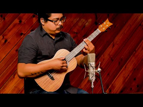 Timber Baritone Ukulele by Ortega Guitars - Solid Acacia Top - RUACA-BA