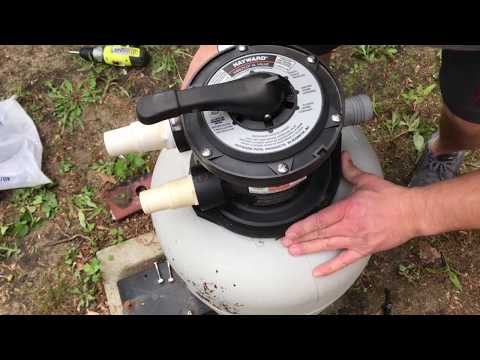 How To Change The Sand In a Pool Filter - YouTube
