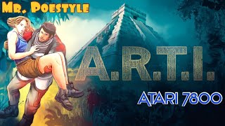 Mr. Poestyle Plays A.R.T.I. By Muddyvision For The Atari 7800