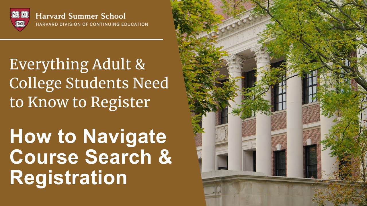 Summer 2026 Course Search and Registration Platform Walkthrough