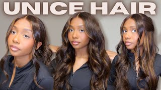 🔥MUST HAVE! BEST SPRING HIGHLIGHT 100% GLUELESS WIG FOR BEGINNERS| UNICE HAIR