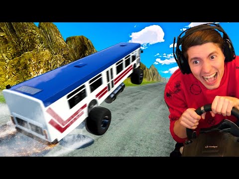 DESCI uma ladeira SEM FREIO DE VOLANTE! - BeamNG Drive