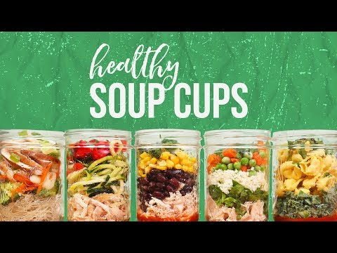 5 Healthy SOUP CUPS | Back-to-School 2017