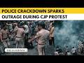 Tear Gas Lathi Charge As CJP March Nears Parliament