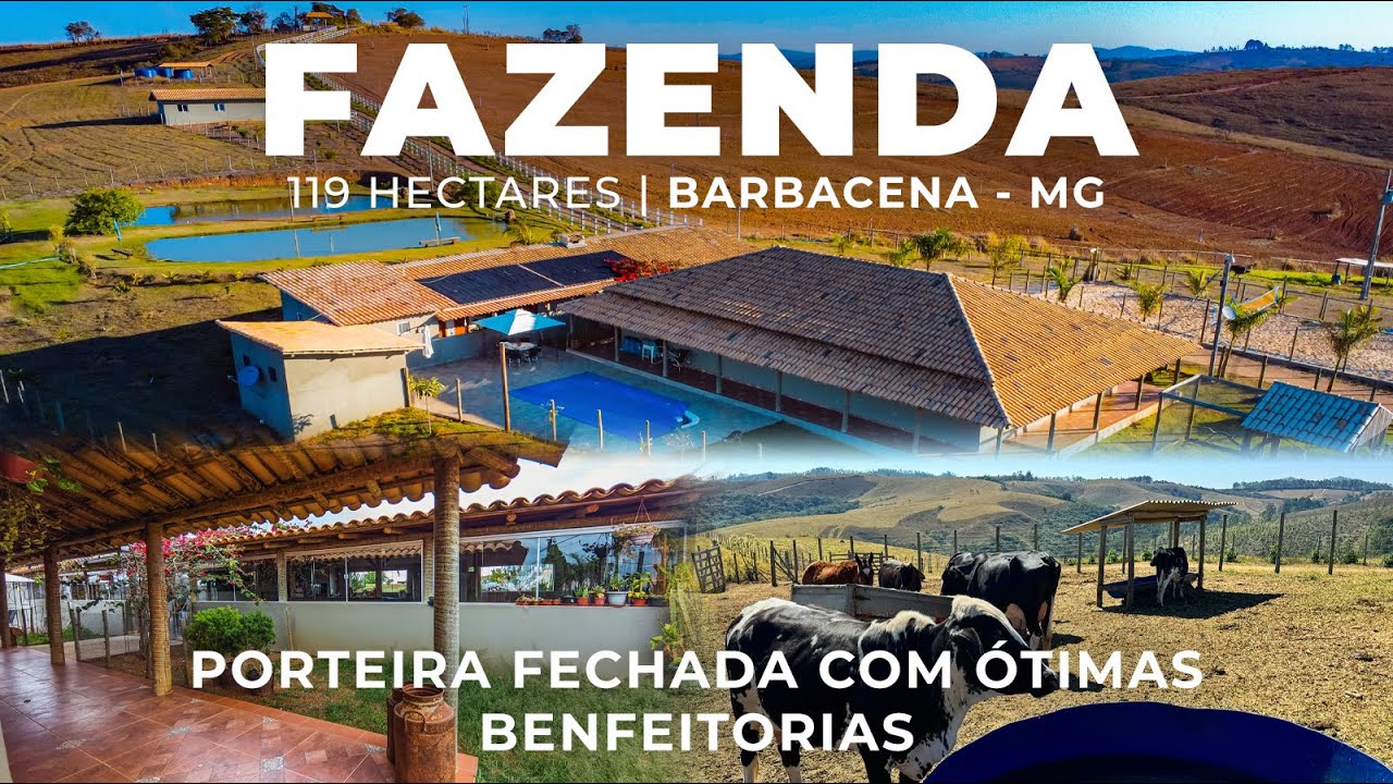 FAZENDA PECUÁRIA 119 HECTARES, BELAS BENFEITORIAS, PORTEIRA FECHADA | R$ 4.000.000,00