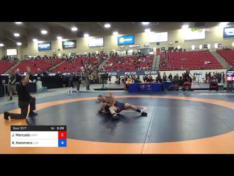 2018 Marine Corps US Open/Senior Men's Greco-Roman 87 Rnd Of 16 - Jovan Mercado (Unat) Vs. Robert