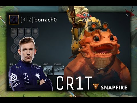 CR1T - SNAPFIRE - MIDLANE | CRAZY GAME | DOTA2 GAMEPLAY