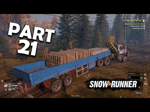 We returned in force with new missions #SnowRunner Gameplay Walkthrough Part 21