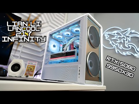 This PC Case is Insane - Lian Li LANCOOL 217 Infinity White Gaming PC - How To Build