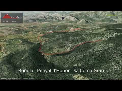 Buñola - Penyal d'Honor - Sa Coma Gran ∆ hiking trails ∆ 3d-trail.com/spain/