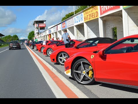 Thumbnail for Epic Ferrari road trip to Italy with 12 other Ferrari's. Part 1 by Ferrari