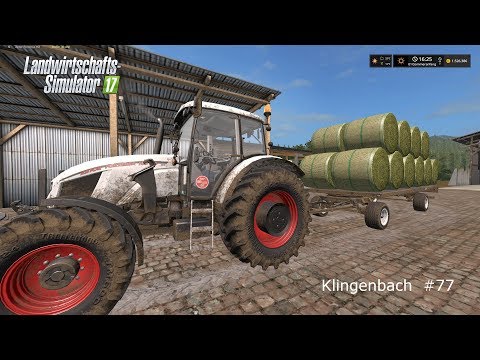 LS17: Klingenbach 1.4 #77 - Heuballen pressen und einfahren -  deutsch