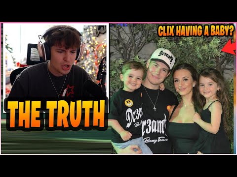 CLIX Reveals THE TRUTH About Having a BABY After Seeing NINJA’S Gender Reveal!
