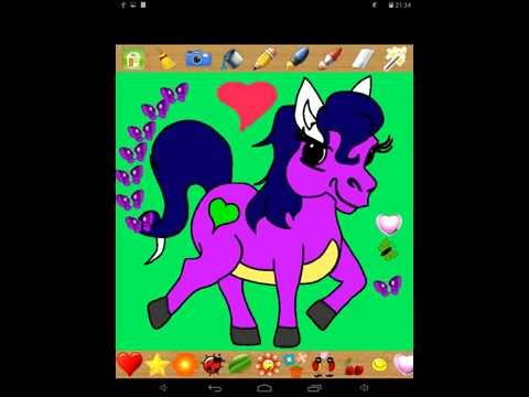 Kids coloring pages fun Video