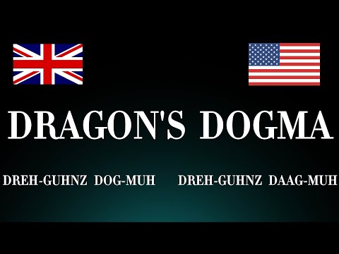 Learn How to Pronounce 'Dragon's Dogma' Perfectly: UK vs USA (Video Game Pronunciation)