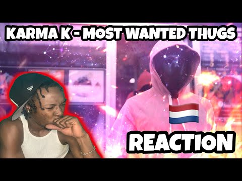 AMERICAN REACTS TO DUTCH DRILL RAP! (KSB) Karma K - Most Wanted Thugs (Prod. SosaMillz)
