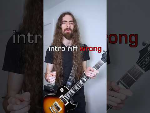 You play ENTER SANDMAN intro riff wrong - Here's why #metallica