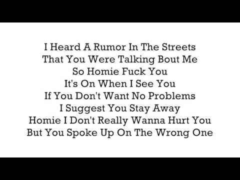 YBe - Rumor In The Streets (Ft. Smilone & Slowpoke) (With Lyrics On Screen)