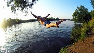 Скетч - правила поведения на речке | Неудачные прыжки в воду (пластом) | Наши в Египте "Отдыхают"