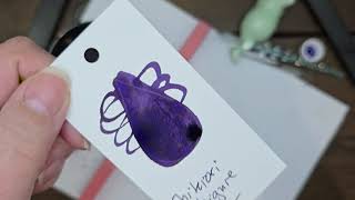 Shikiori Shigure Rain Ink Review Sailor Fountain Pen Ink