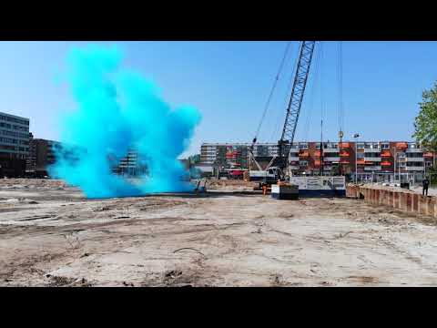 Holi poeder schieten