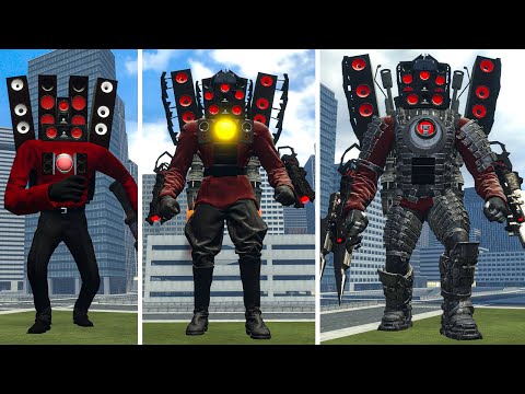 EVOLUTION OF NEW ARMORED TITAN SPEAKER MAN! - Skibidi Toilet In Garry's Mod