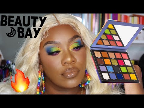 BEAUTY BAY NEW MOOD PALETTE REVIEW 🔥 MUST SEE #newmakeup #beautybay #affordablemakeup