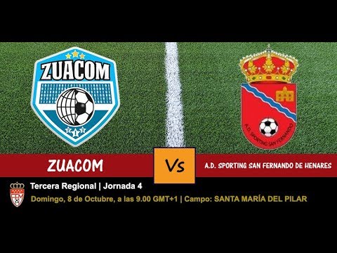 Zuacom vs AD Sporting San Fernando de Henares, jornada 4, Grupo 6, Tercera Regional