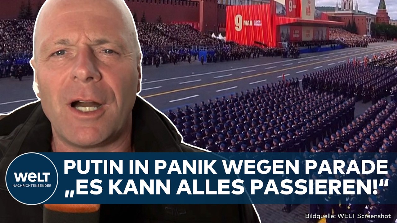 MOSKAU: Panik bei Parade von Putin! Russland zittert! Drohnen der Ukraine erhöhen Druck auf Kreml