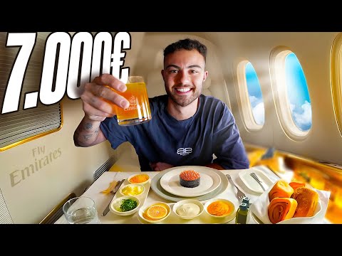 Como é Viajar em PRIMEIRA CLASSE para o Dubai (7000€)