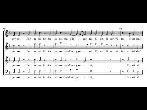 Verdelot: Fuggi, fuggi, cor mio - Profeti della Quinta