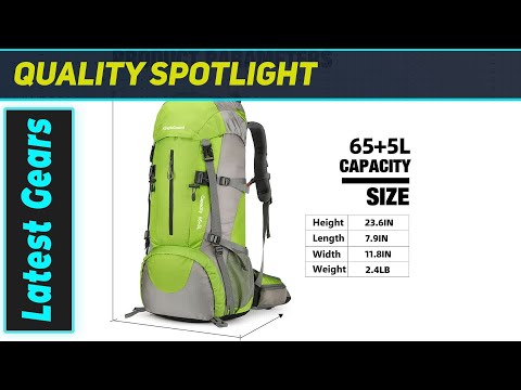 70-Liter-Wanderrucksack: Bezwinge jeden Trail! Wasserdicht und extrem robust.