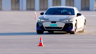 NEW 2025 Audi RS e tron GT prototype HANDLING TEST
