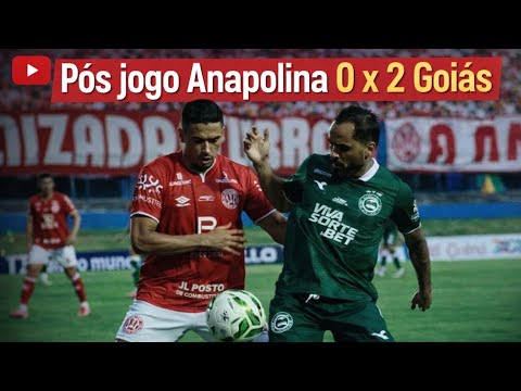 Goiás vence Anapolina  jogando bem no 1 tempo !