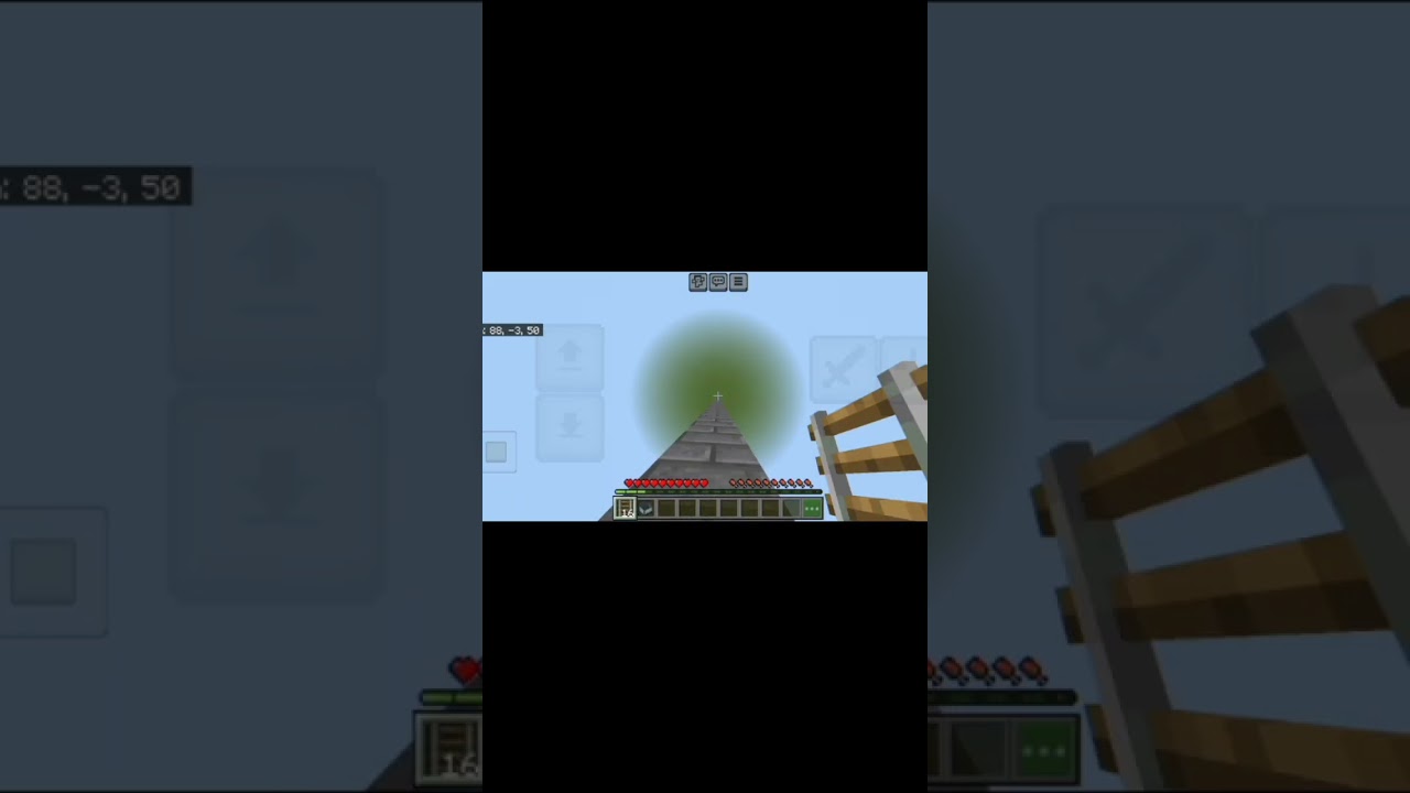 Minecraft one of the most hardest *impossible* minecart clutch in mcpe #minecraft #clutch #mlg #mcpe