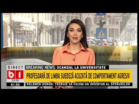 STIRI B1 ORA 12.00 DIN 17 FEBR 2021 - PROFESOARA DE LIMBA SUEDEZA ACUZATA DE COMPORTAMENT AGRESIV