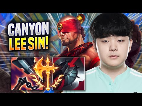 CANYON IS SO GOOD WITH LEE SIN! - DK Canyon Plays Lee Sin JUNGLE vs Talon! | Season 2022