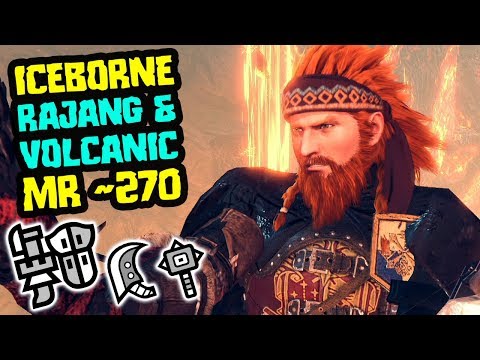 ICEBORNE RAJANG - Volcanic Guiding Lands & New Weapons - Monster Hunter World [MR 270]