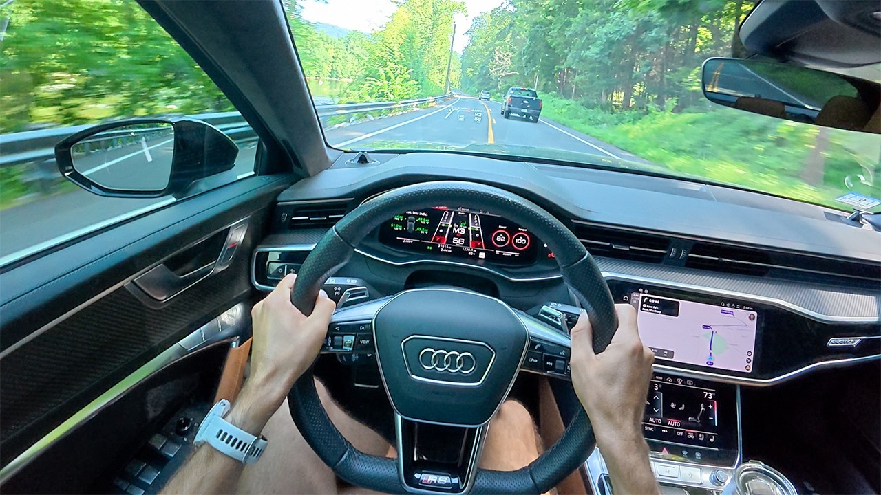 Driving The Audi RS6 Avant - The 591hp Twin Turbo V8 ...